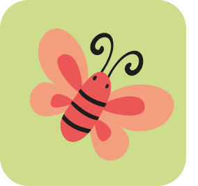 Kolorowy motyl - symbol natury w Akademii Przyrody